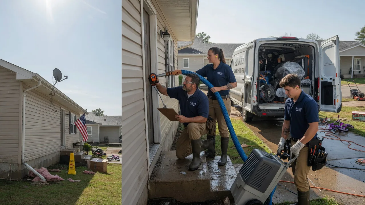 Ceiling Water Damage Restoration in Oak Grove, LA near me